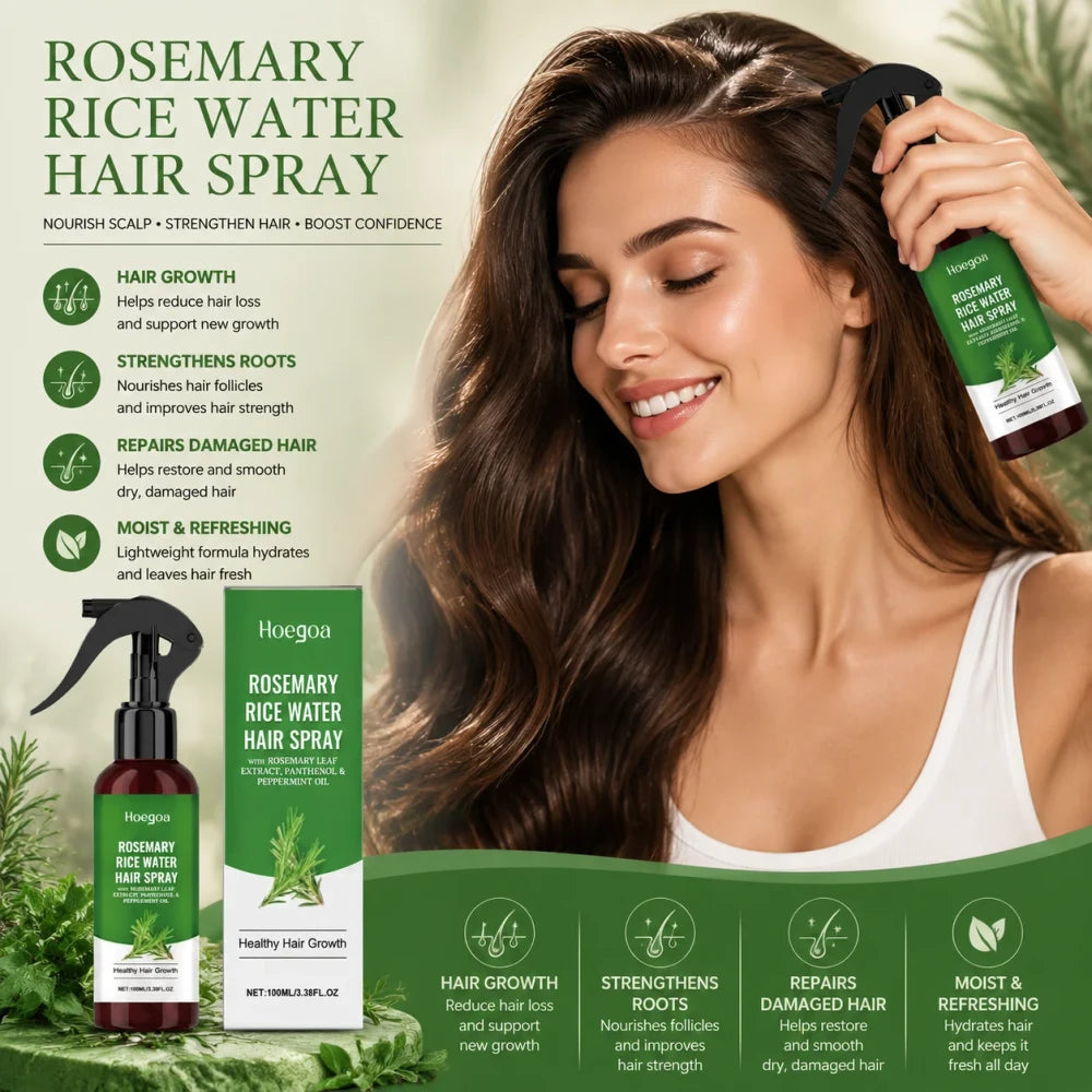 Rosemary Rice Water Hair Spray